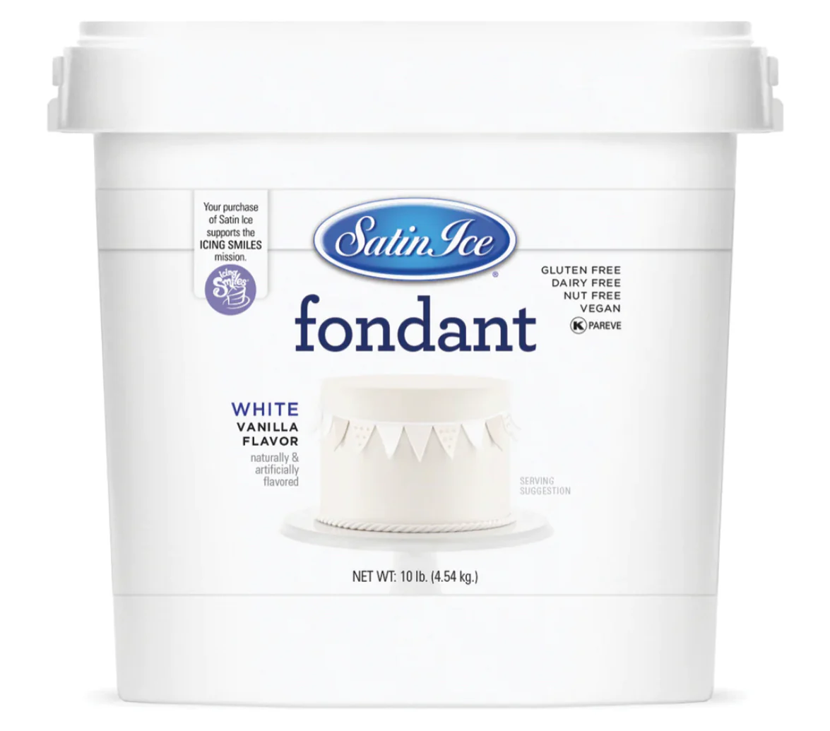 Satin Ice White Fondant 10lb