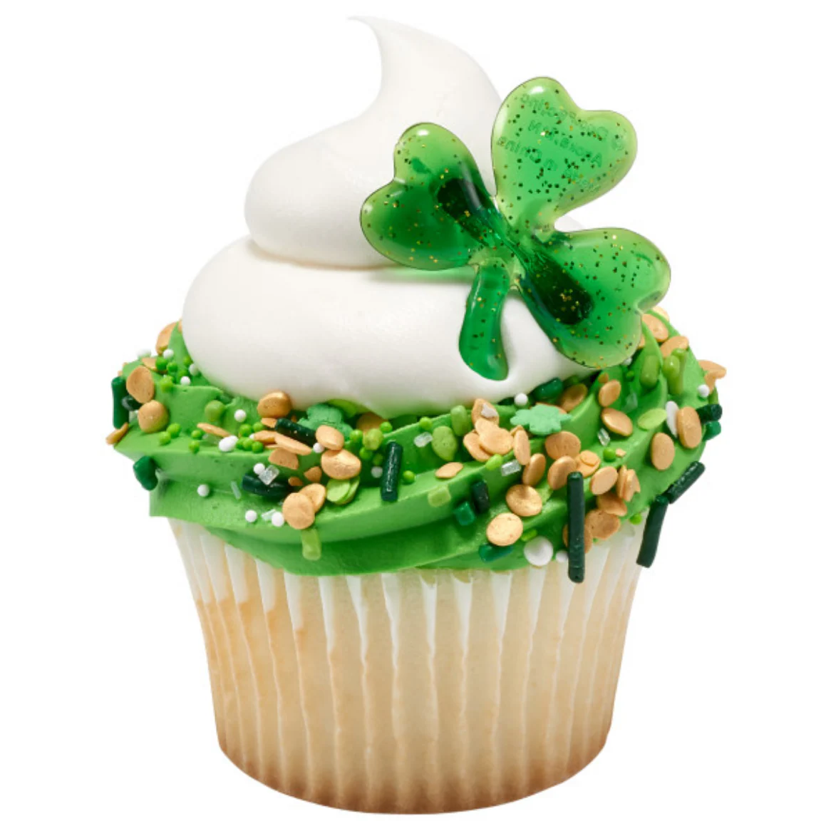 Shamrock Cupcake Rings 12pcs - Image 2