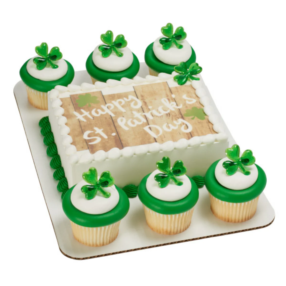 Shamrock Cupcake Rings 12pcs - Image 4