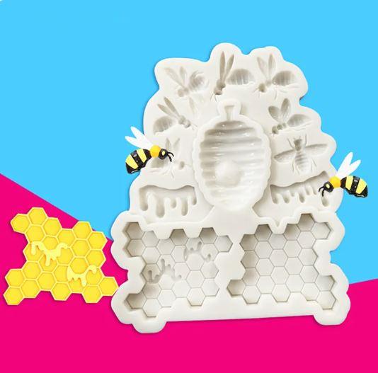 Silicone Mold Honeycomb and Bees - Image 3