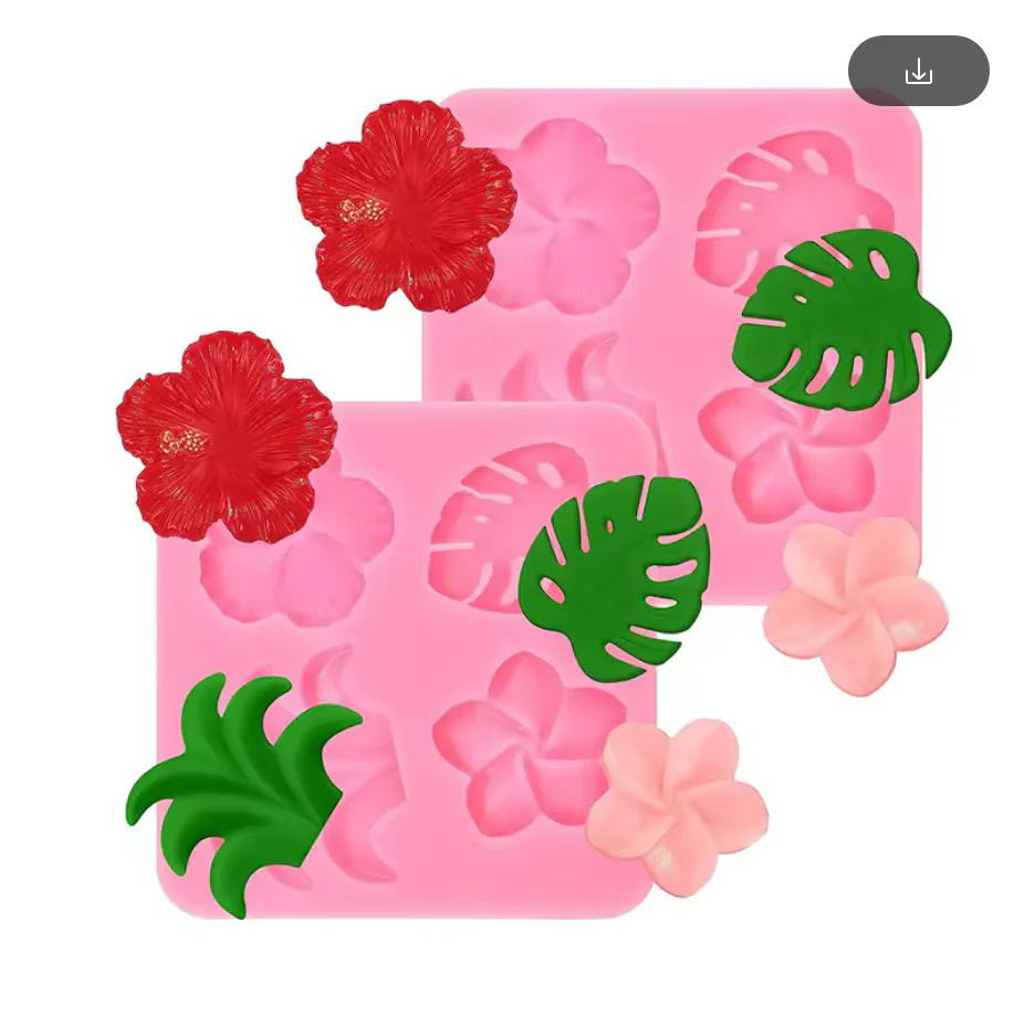Silicone Mold Tropical Flowers