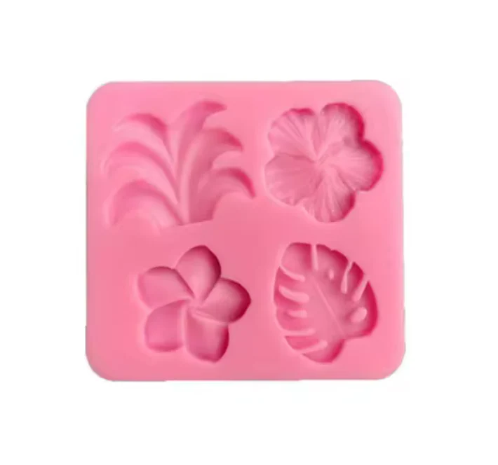 Silicone Mold Tropical Flowers - Image 3