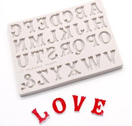 Silicone Mold Upper Case Circus Letter